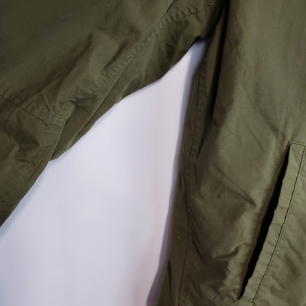 Timberland Men's light jacket army green zip up LG - Picture 8 of 13